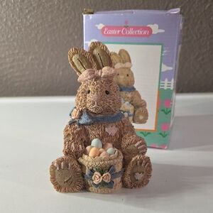 Easter Collection "Patch Bunny" Figurine NWT